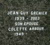GRENIER JEAN-GUY (1939-2003) ARBOUR COLETTE (1949-  )