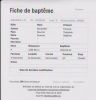 FICHE DE BAPTEME BOUCHER FRANCOIS (22-08-1856) FICHE DE BAPTEME BOUCHER FRANCOIS (22-08-1856)