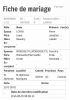 FICHE DE MARIAGE LOYER PIERRE - MORISSETTE FRANCINE (01-09-1973)