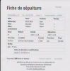 FICHE DE SEPULTURE - BOUCHER JEAN (20-11-1857)