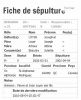 FICHE DE SEPULTURE DE LOYER JOSAPHAT (04-04-2002)